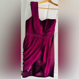 Karen Millen One-Shoulder Dress US8